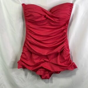 Dobreva bandeau skirted swimwear.